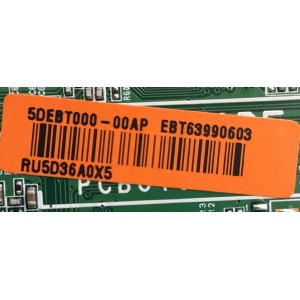MAIN PARA SMART TV LG  4K UHD (2160p) NUMERO DE PARTE EBT63990603 / EAX66466803 (1.0) / RU5036A0X5 / 50EBT000-00AP / PANEL LC550EQE (FM)(M1) / MODELO 55UF7600UJ BUSYMJR